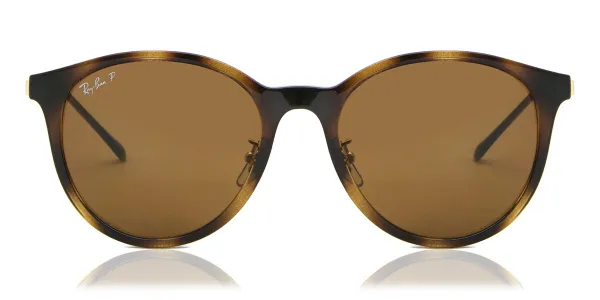Ray-Ban RB4334D Asian Fit Polarized 710/83 Men's Sunglasses Tortoiseshell Size 55