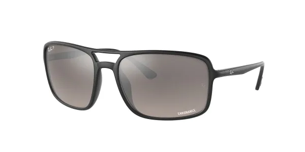 Ray-Ban RB4375 Polarized 601S5J Men's Sunglasses Black Size 60