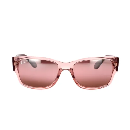 Ray-Ban , Rb4388 6648G8 Polarized Sunglasses ,Pink female, Sizes: