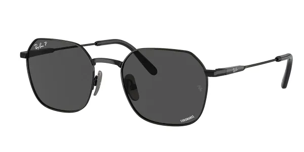 Ray-Ban RB8094 Jim Titanium Polarized 9267K8 Men's Sunglasses Black Size 53