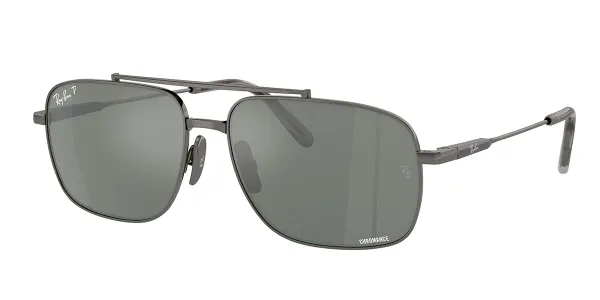 Ray-Ban RB8096 Michael Titanium Polarized 165/GK Men's Sunglasses Gunmetal Size 59