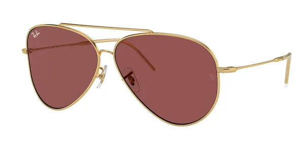 Ray-Ban RBR0101S Aviator Reverse 001/69 Men's Sunglasses Gold Size 59