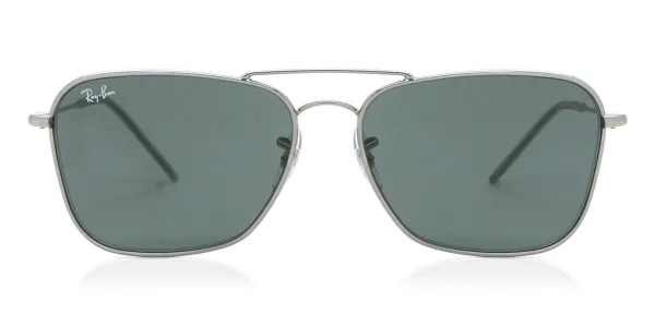 Ray-Ban RBR0102S Caravan Reverse 004/GR Men's Sunglasses Gunmetal Size 58