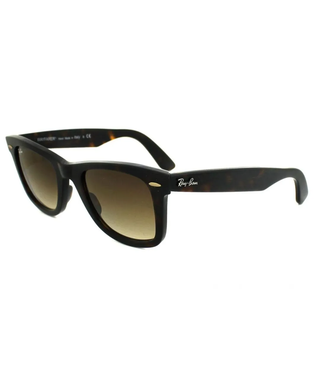 Ray-Ban Rectangle Unisex Havana Brown Gradient Sunglasses - One