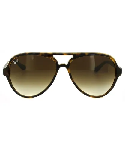 Ray-Ban Retro Aviator Unisex Gradient Sunglasses - Brown