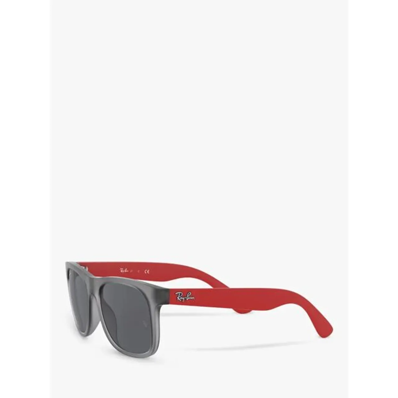 Ray-Ban RJ9069S Junior's Wayfarer Sunglasses, Rubber Transparent Grey - Rubber Transparent Grey - Male