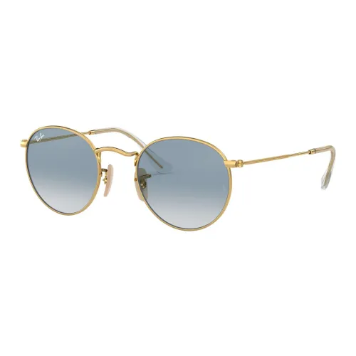 Ray-Ban , Round Flat Lenses Sungles ,Yellow male, Sizes: