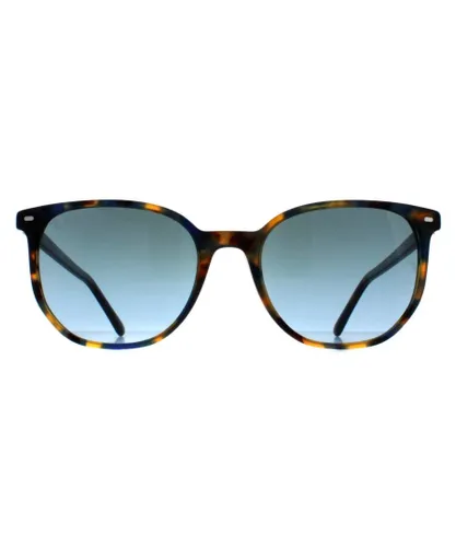 Ray-Ban Square Unisex Polished Yellow Blue Havana Gradient RB2197 Elliot - Brown - One