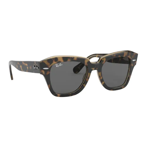Ray-Ban , State Street Sunglasses ,Brown female, Sizes: