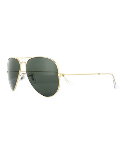 Ray-Ban Unisex Sunglasses Aviator 3025 001/58 Gold Polarized Metal - One