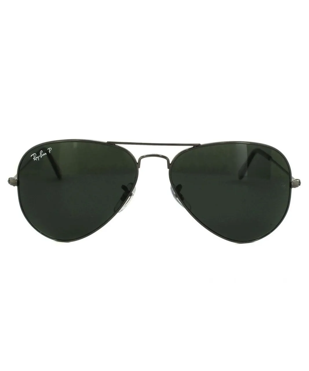 Ray-Ban Unisex Sunglasses Aviator 3025 004/58 Polarized 58mm - Grey Metal - One