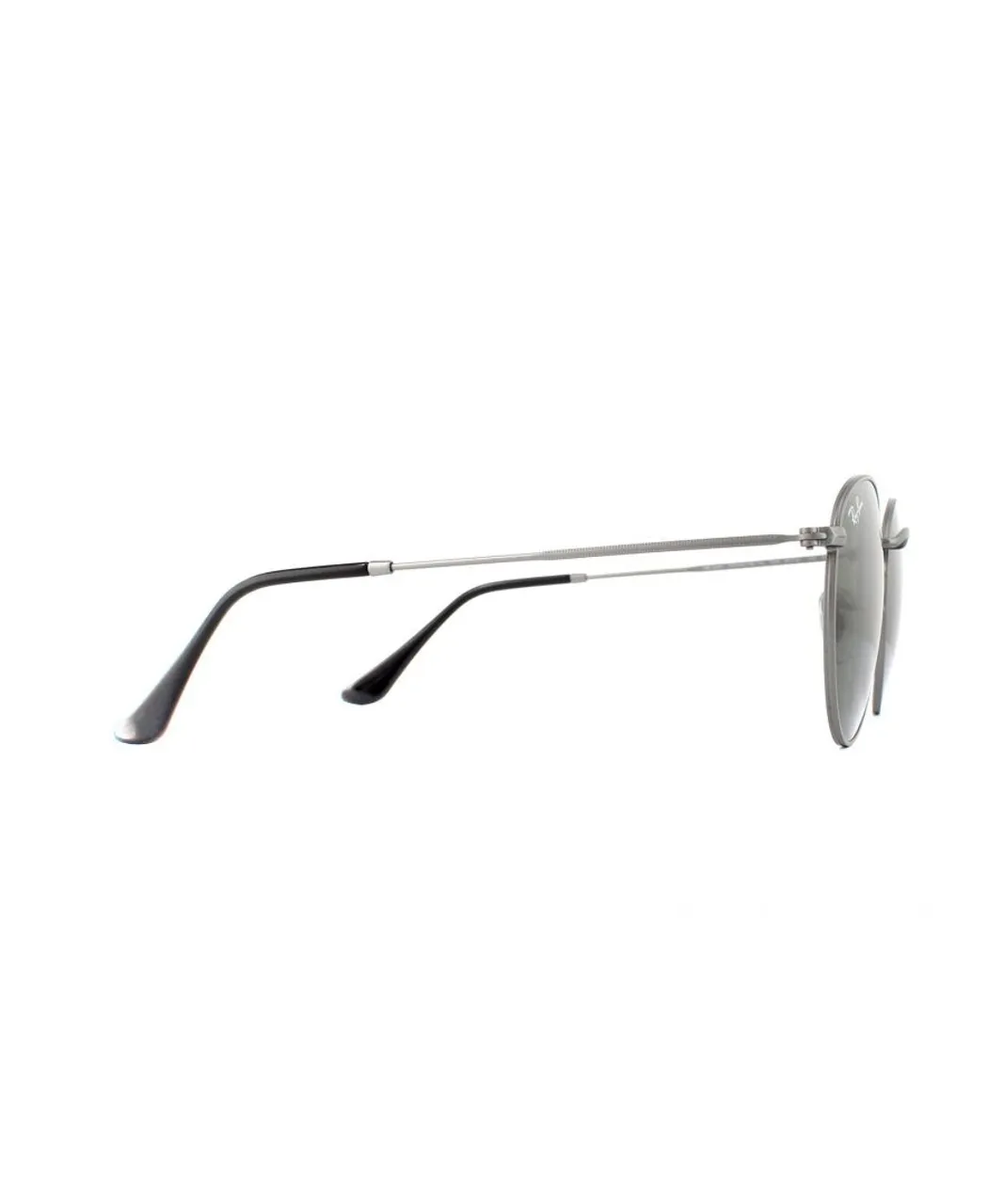 Ray-Ban Unisex Sunglasses Round Metal 3447 029 Gunmetal Green 50 - Grey - One