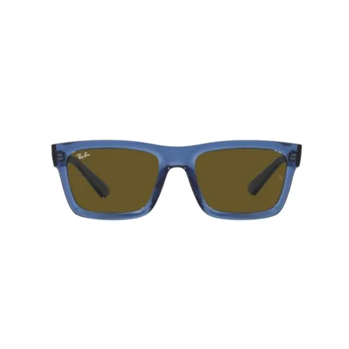 Ray-Ban , Warren Bio Covered with Organic, Stylish Sunglasses ,Blue male, Sizes: