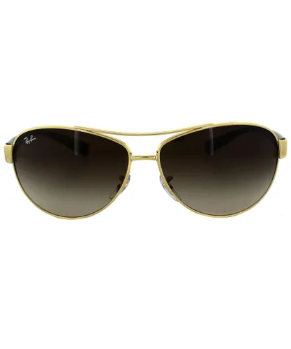 Ray-Ban Womens Sunglasses 3386 Gold Brown Gradient 001/13 Metal - One