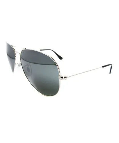 Ray-Ban Womens Sunglasses Aviator 3025 W3277 Silver Grey Mirror Metal - One