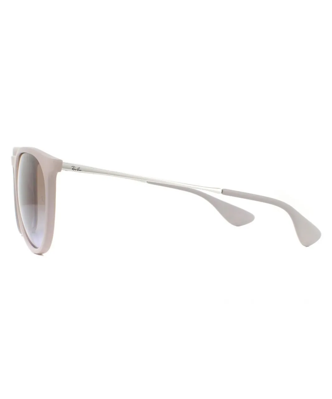 Ray-Ban Womens Sunglasses Erika 4171 600068 Dark Rubber Sand Brown Gradient by - Beige Metal - One