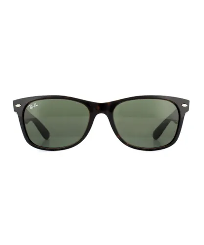 Ray-Ban Womens Sunglasses New Wayfarer 2132 902 Tortoise Green 52mm - Brown - One