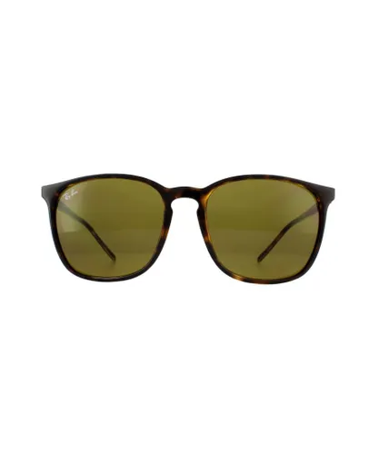 Ray-Ban Womens Sunglasses RB4387 710/73 Tortoiseshell Brown - One