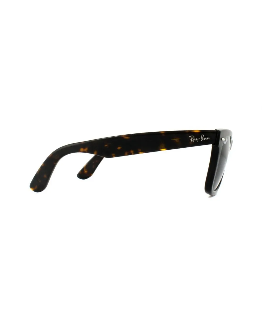 Ray-Ban Womens Sunglasses Wayfarer 2140 902 Tortoise Green G-15 Medium 50mm - Brown - One