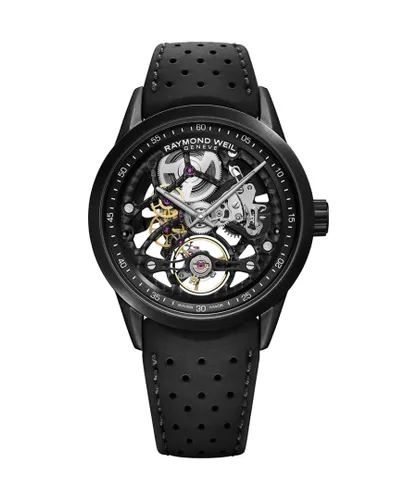 Raymond Weil Freelancer Mens Black Watch 2785-BKR-20000 Rubber - One Size