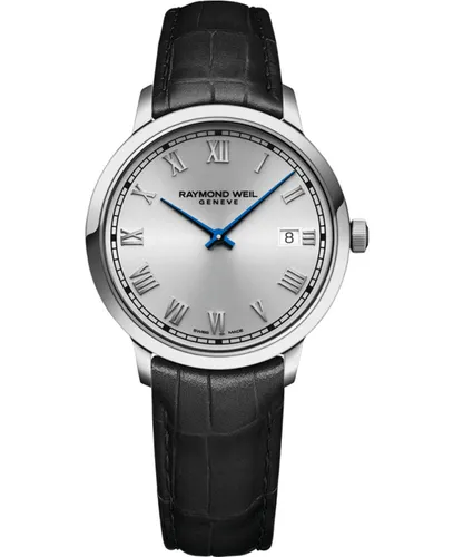 Raymond Weil Men's Analogue Swiss Quartz Watch with Leather