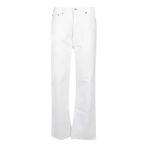 Re/Done , 90S High Rise Loose Jeans ,White female, Sizes: