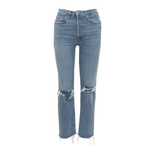 Re/Done , Skinny Jeans ,Blue female, Sizes: