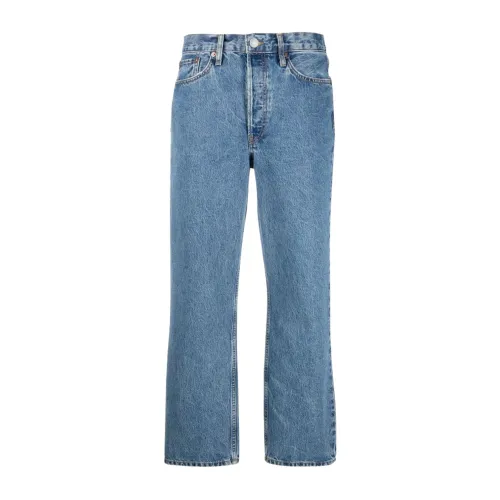 Re/Done , Wide Jeans ,Blue female, Sizes: