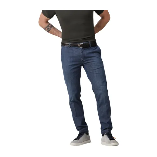 Re-Hash , Denim Chinos - Stylish Jeans ,Blue male, Sizes: