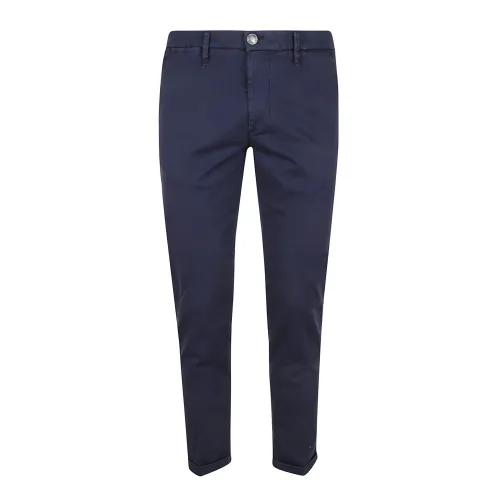Re-Hash , Mens Clothing Trousers Blue Ss24 ,Blue male, Sizes: