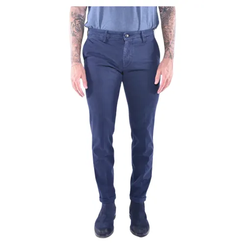 Re-Hash , Navy Blue Men Pants ,Blue male, Sizes: