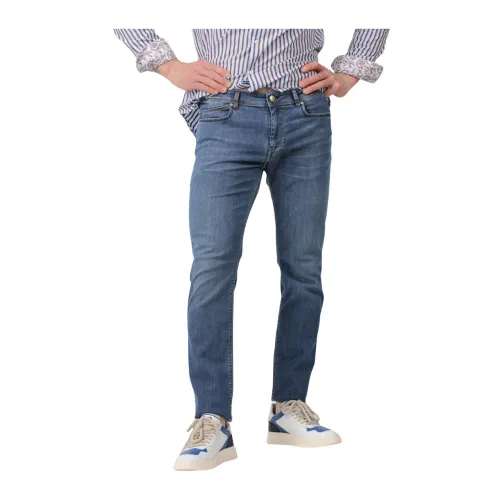 Re-Hash , Rubens-Z Denim 5 Pocket Jeans ,Blue male, Sizes:
