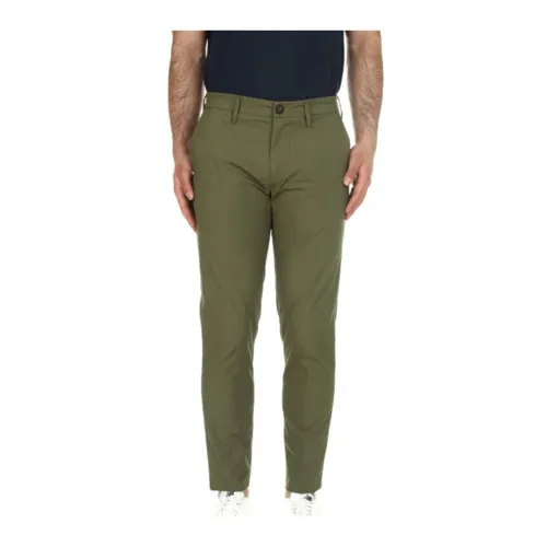 Re-Hash , Slim Fit American Pocket Trousers ,Green male, Sizes:
