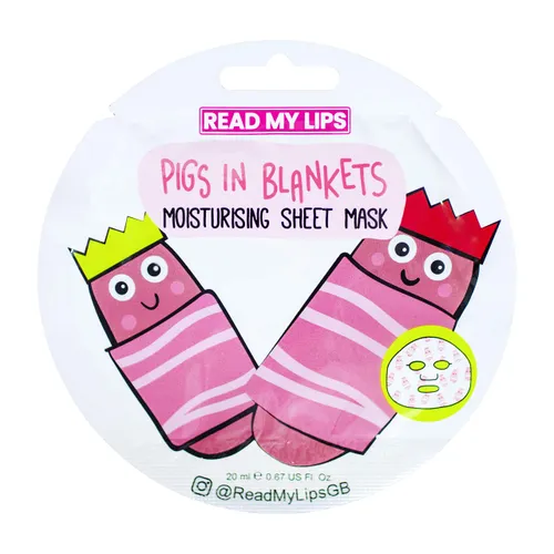 Read My Lips Pigs In Blankets Moisturising Sheet Mask