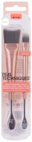 REAL TECHNIQUES Skincare Brush Duo for Hands Free Skin Care
