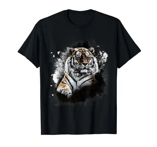Realistic Awesome Tiger Animal Lovers Gift T-Shirt