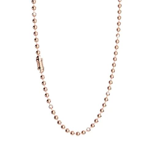 Rebecca Rose Gold Ball Chain 45cm Necklace - 45cm