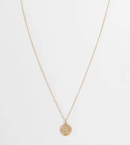 Reclaimed Vintage St Christopher necklace in gold