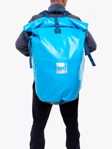 Red 60L Roll-Top Dry Bag Backpack - Ride Blue - Unisex