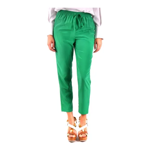 RED Valentino , Green High-Waisted Sporty Pants ,Green female, Sizes: