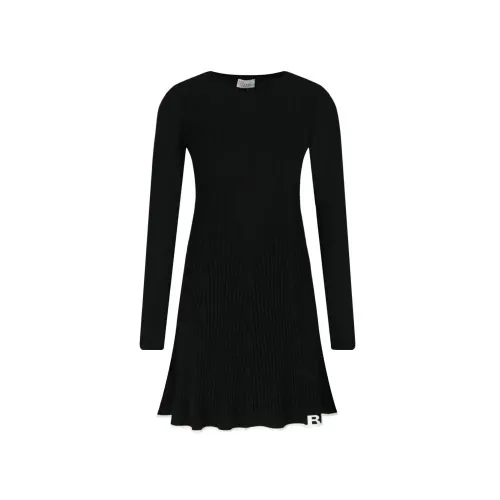 RED Valentino , Mini Knit Dress ,Black female, Sizes: