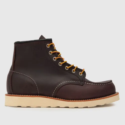 Red Wing 6-inch Classic Moc Boots In Burgundy