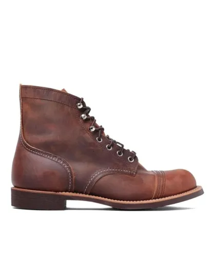Red Wing Mens 8085 Iron Ranger Boots in Brown Leather