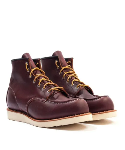 Red Wing Mens 8138 Classic Moc Toe Leather Boots in Brown