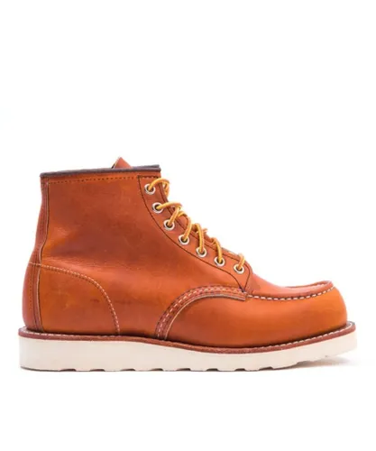 Red Wing Mens 875 Classic Moc Toe Leather Boots in Brown