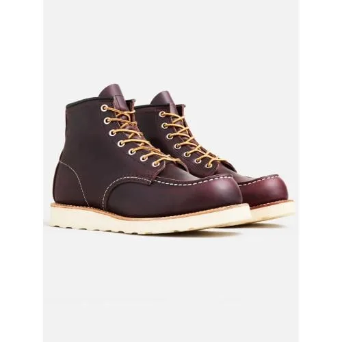 Red Wing Mens Black Cherry Heritage Moc Toe Boot
