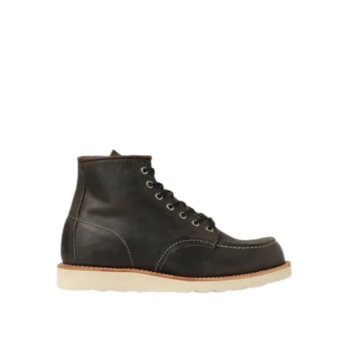 Red Wing Shoes , Classic Leather Boots ,Black male, Sizes: