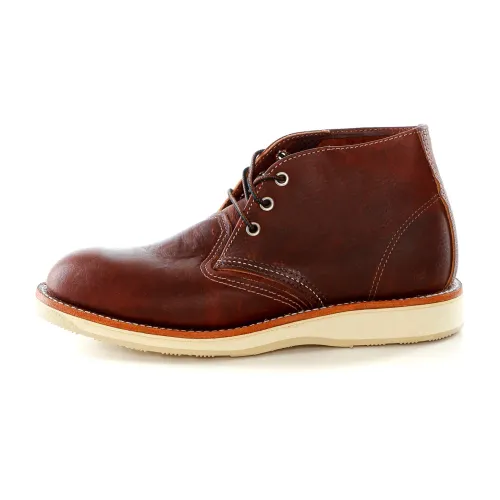 Red Wing Shoes , Men`s Lace-Up Chukka Boots ,Brown male, Sizes: