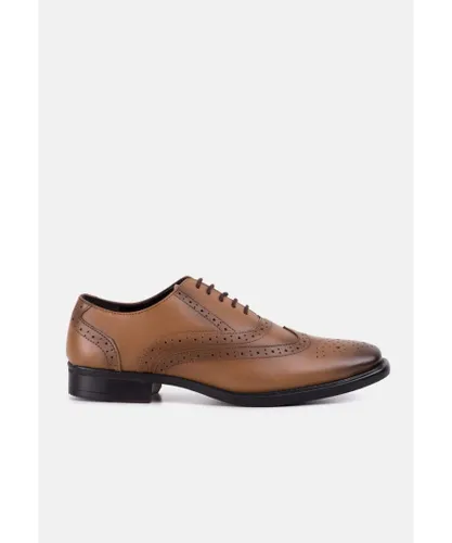 Redfoot Mens Neville Tan Leather
