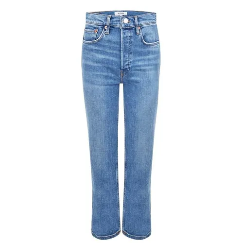 REDONE 70s Stove Pipe Jeans - Blue